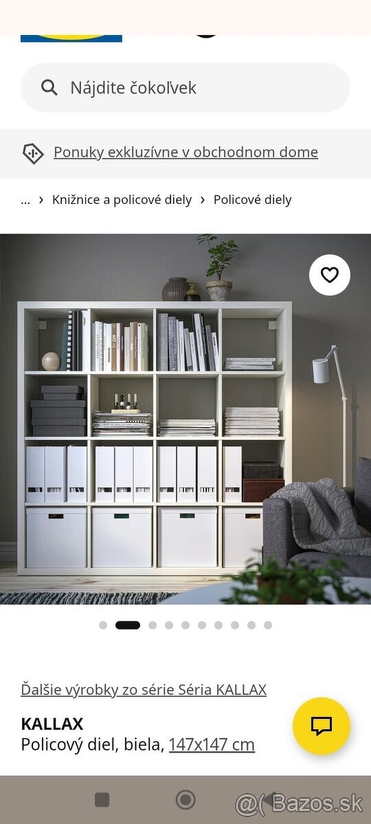 policovy diel Ikea Kallax - 2