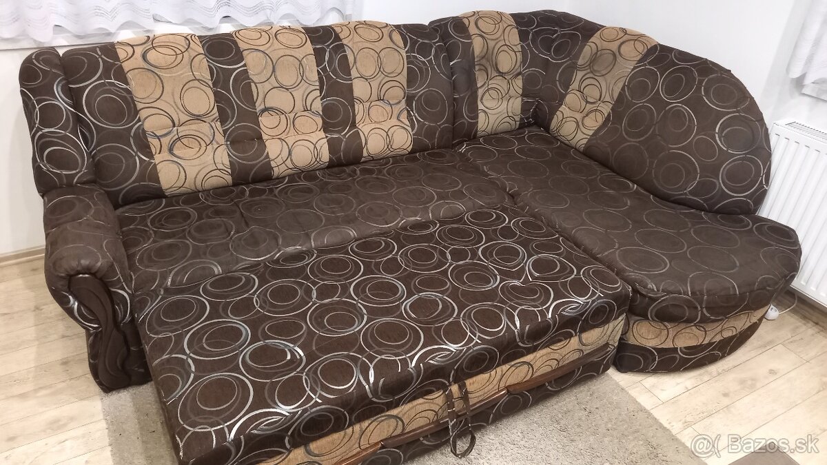 Predám sedaciu súpravu s taburetkami. - 2