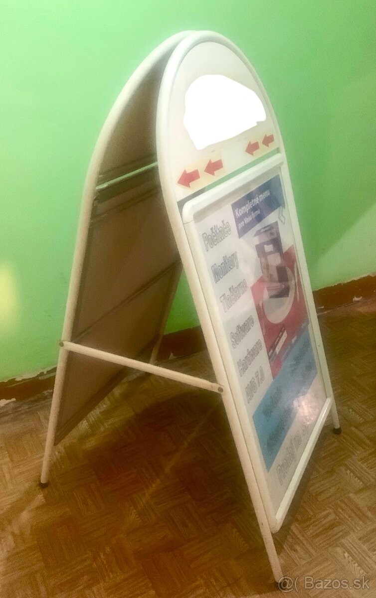 Reklamný stojan Áčko 50€ - 2