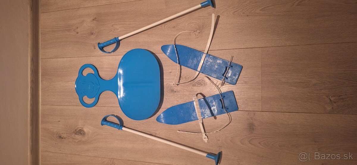 Detské plastové lyže a klzák - 2