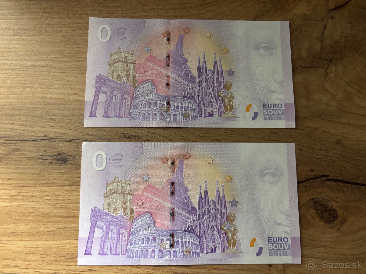 0€ bankovky - 2