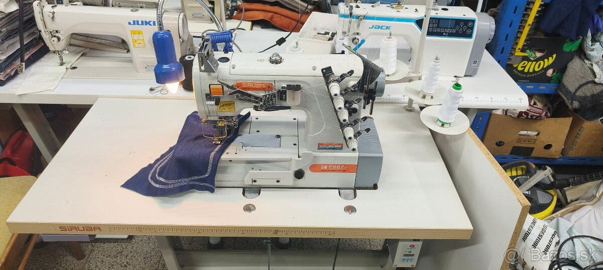 Průmyslový coverlock Siruba F007K - 2