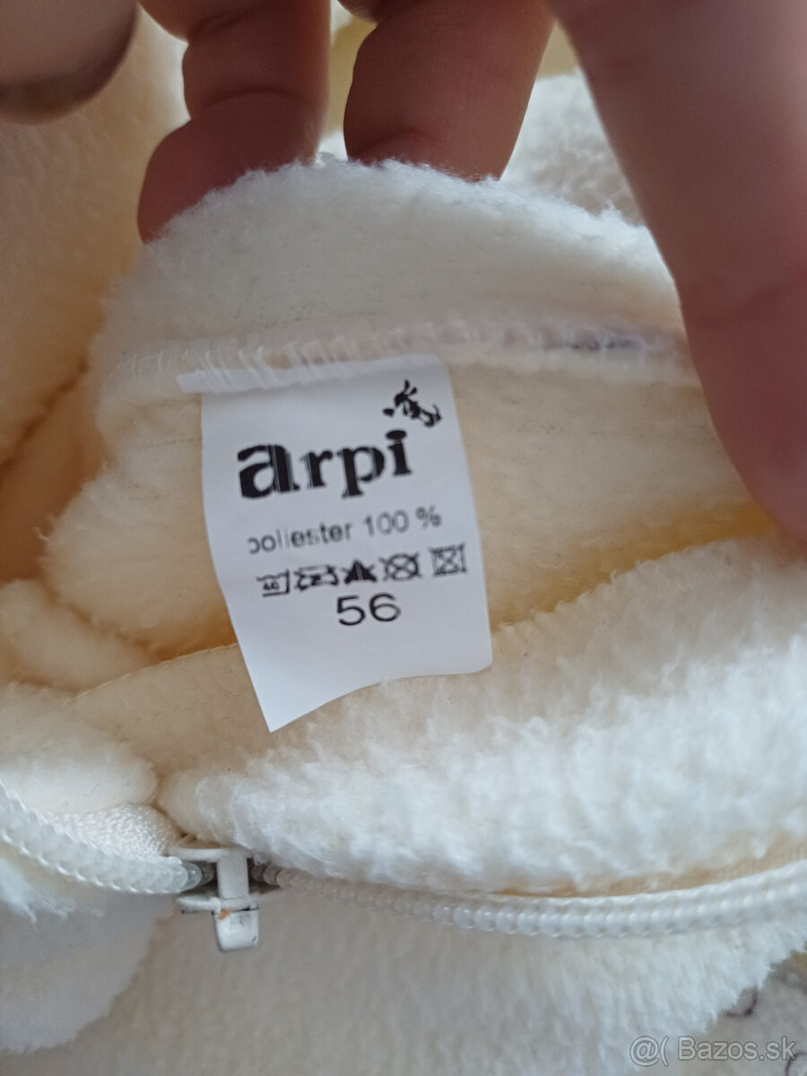 2x detský overal veľ.56 - 2