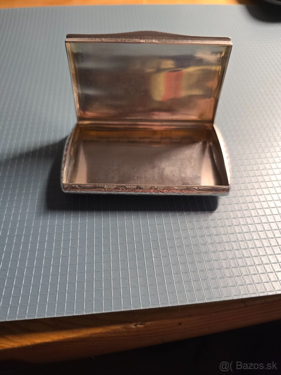 Strieborná tabatierka rok 1864 812/1000 - 2