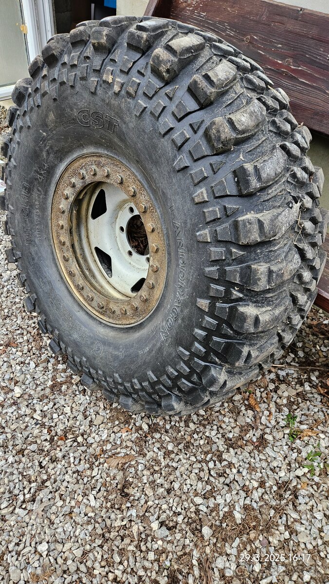 Predám rezervu na offroad 38x12,50-15 LT