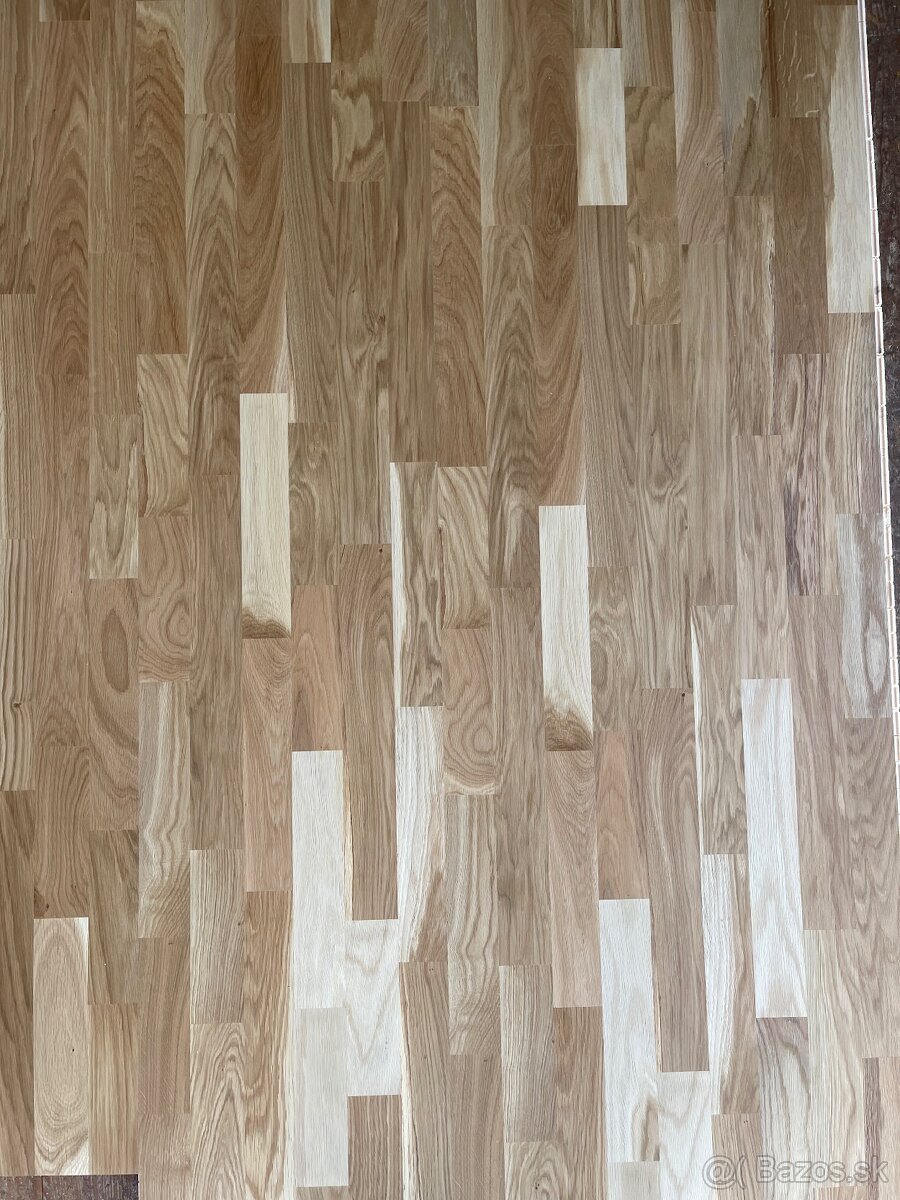 Drevená plávajúca podlaha Dub 3-lamela - 2