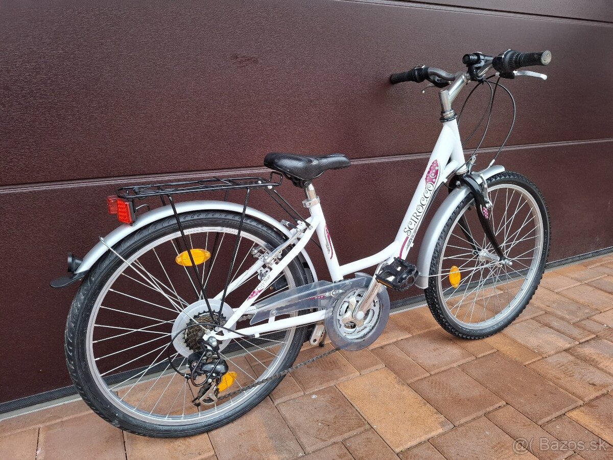 Detský dievčenský bicykel SCIROCCO 24" - 2