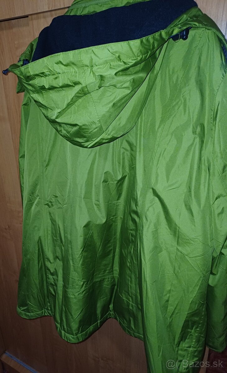 Zelená zimná bunda pre moletky xxxl - 2