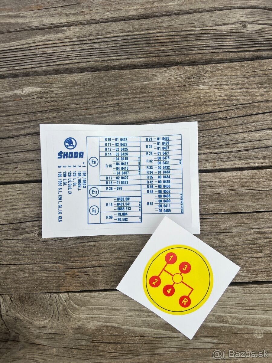 Dobové nálepky - 2