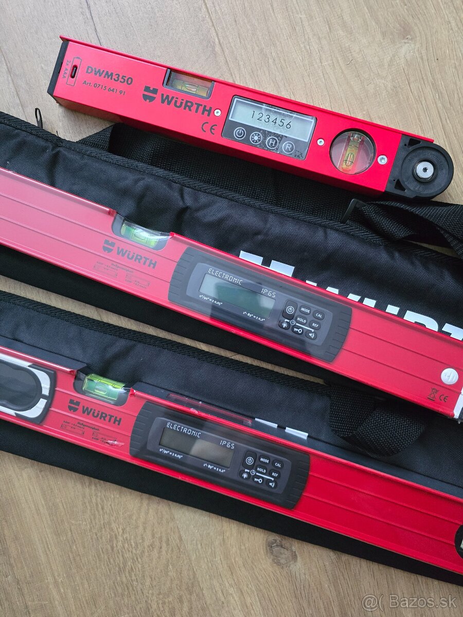 Wurth digitálna vodováha uhlomer nové - 2