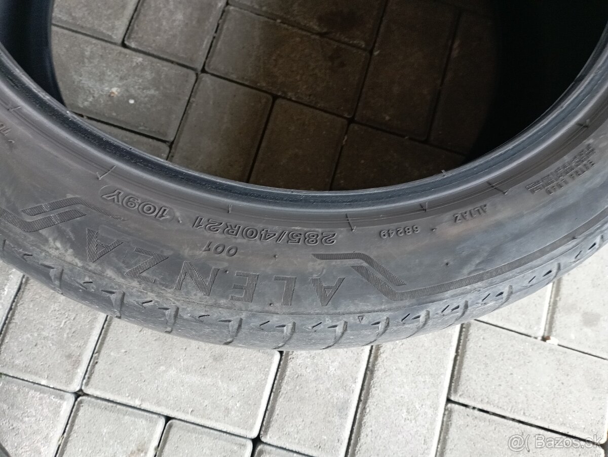 1ks letná 285/40R21 Bridgestone Alenza - 2