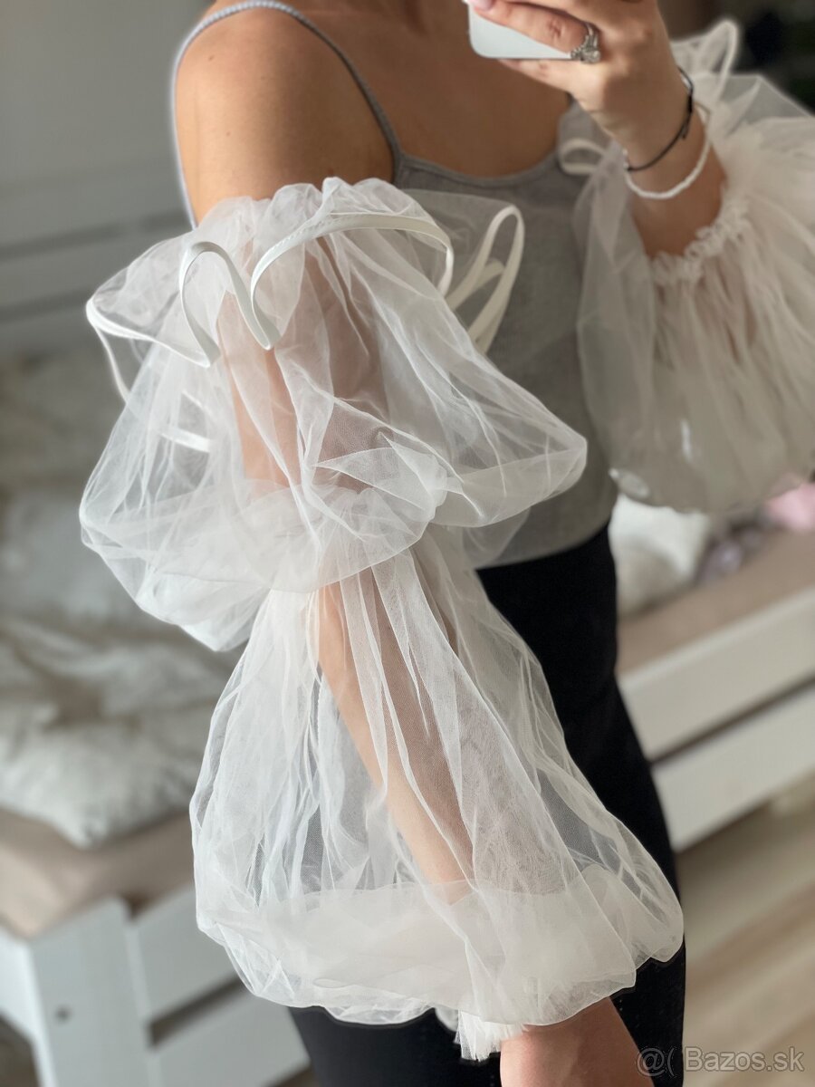 Svadobné puff rukávy - 2