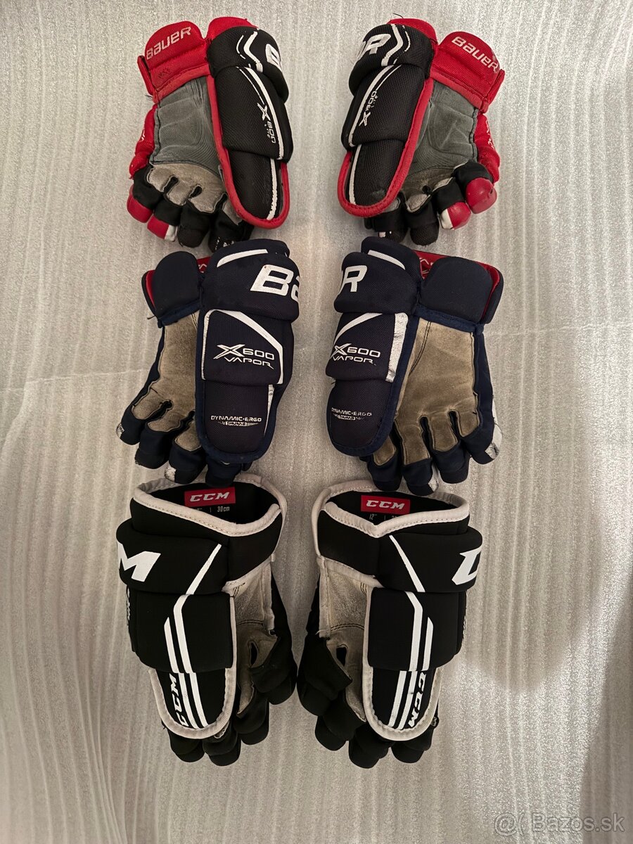 RUKAVICE BAUER- CCM VEĽKOSŤ 10-11-12 - 2
