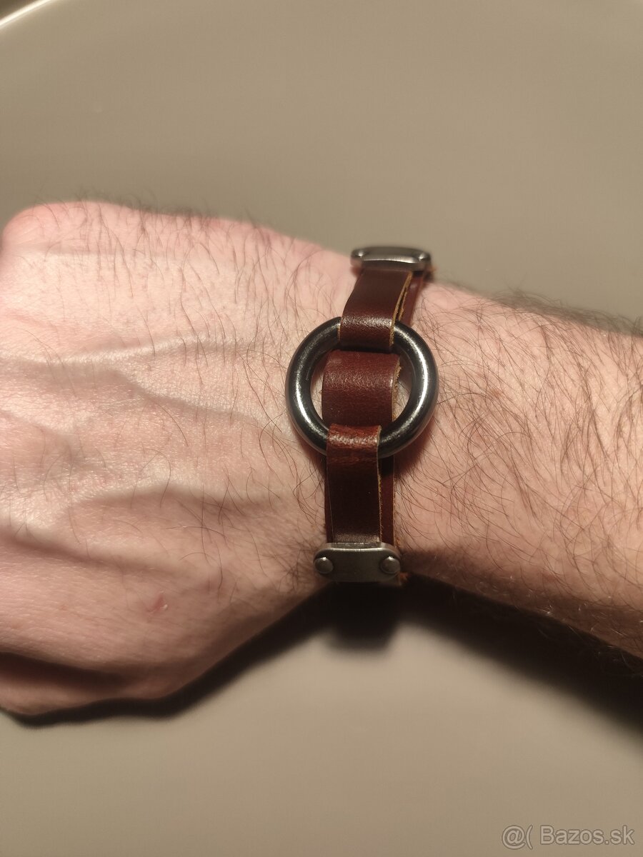Predám štýlový pánsky koženkovy náramok - 2