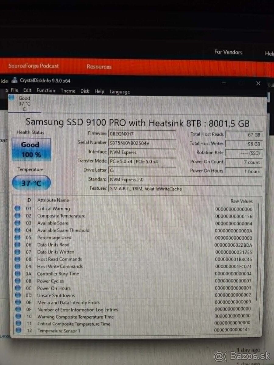 Samsung 9100Pro 8TB - 2
