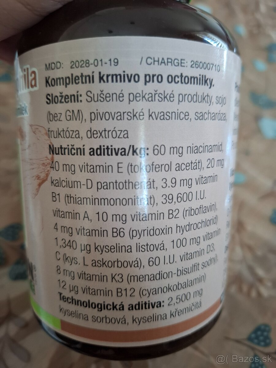 Krmivo pre octomilky - 2
