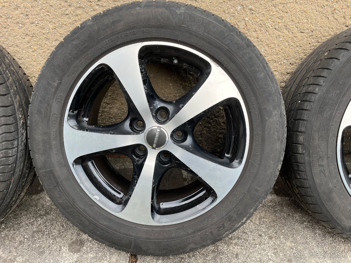 Letné pneu Michelin 215/55/16 + elektróny - 2