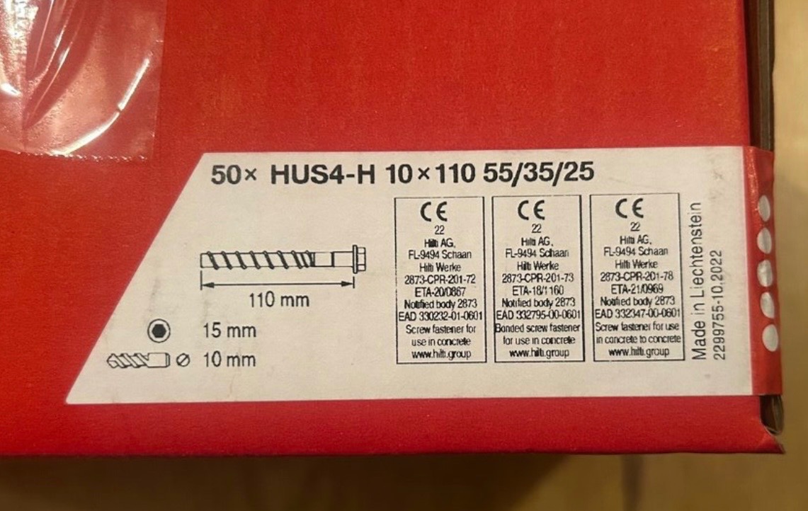 Hilti skrutky - 2