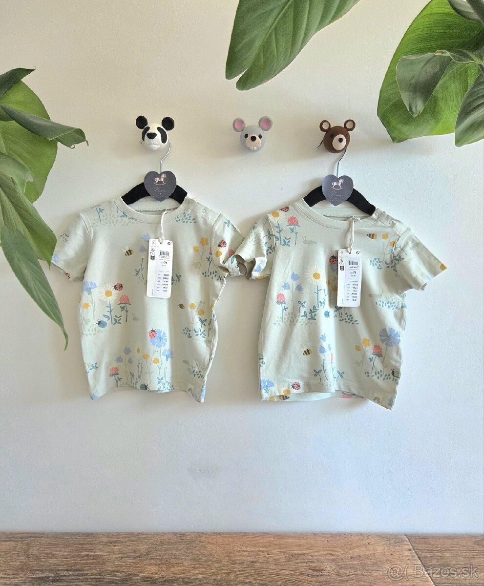 Lindex 74 a 80 tričko chrobáčiky 23.98 - 2