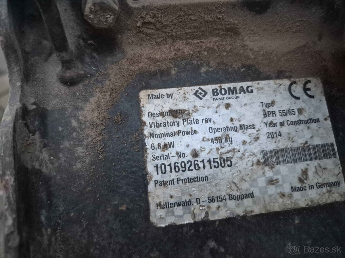 Vibračná doska Bomag BPR 55/65 D - 2