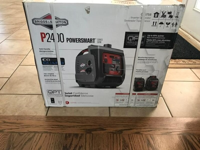 nová elektrocentála Briggs stratton p2400 - 2