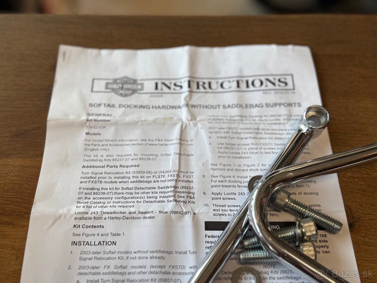 Držiaky kapsy Harley Davidson - 2