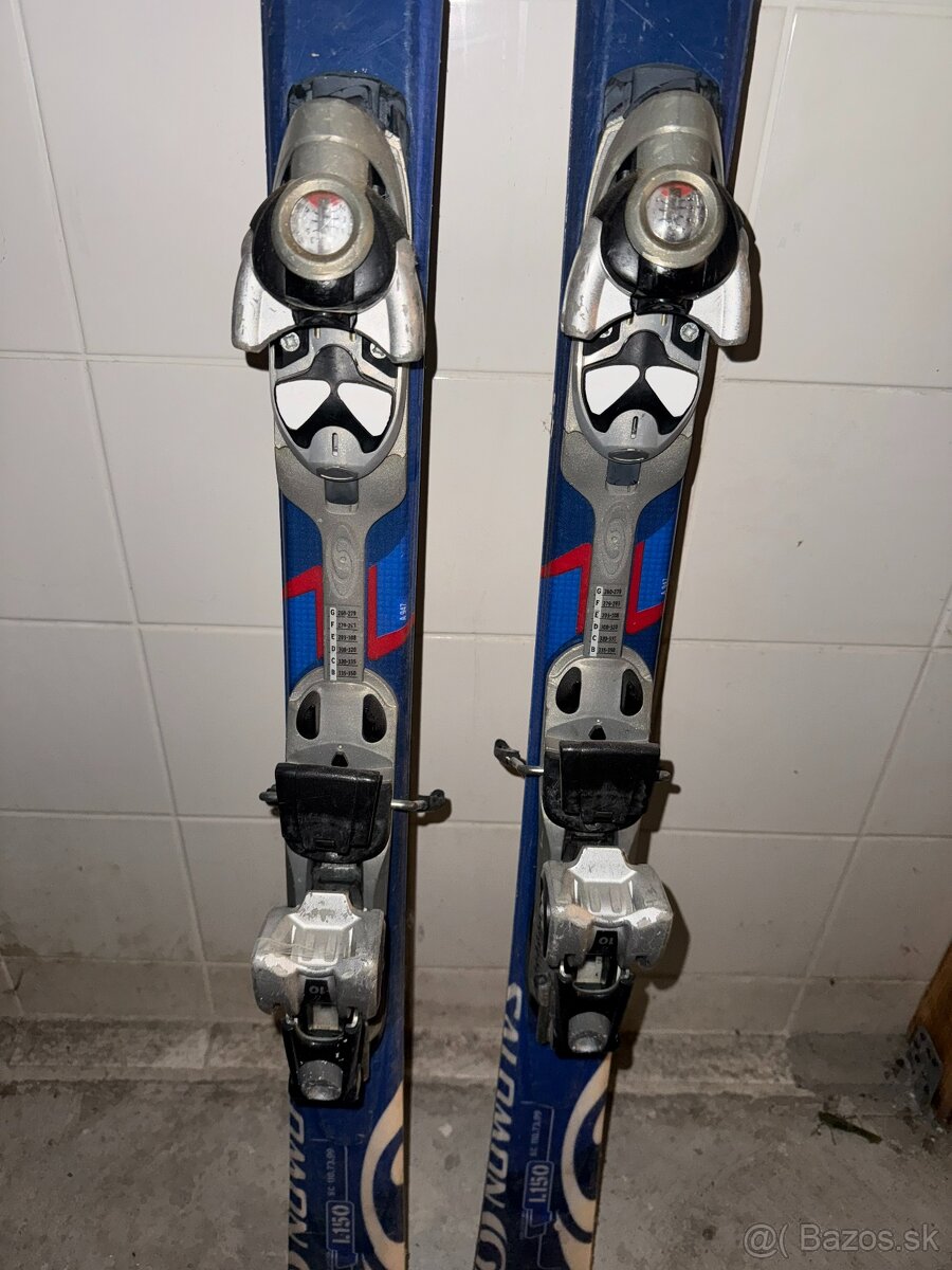 lyže Salomon 150 s nastaviteľným viazaním - 2
