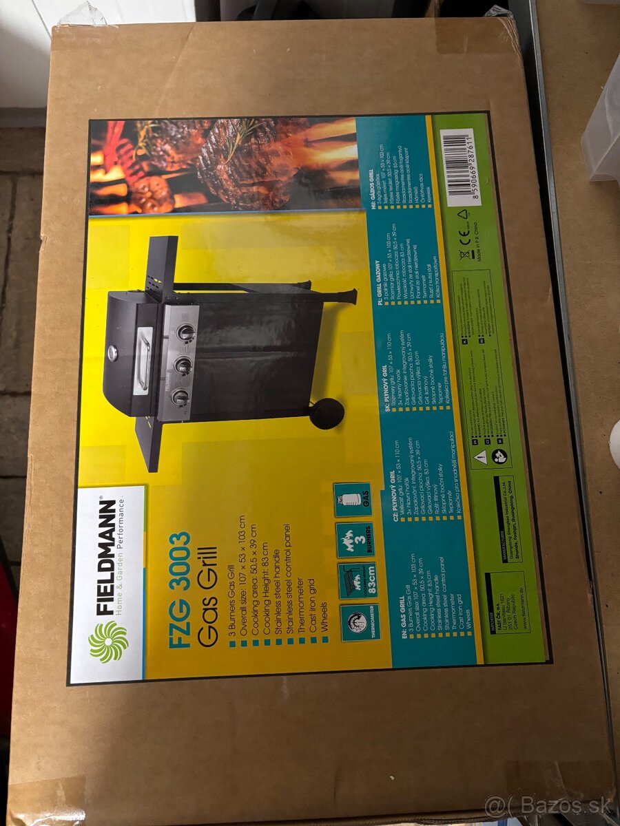 Novy plynovy gril FIELDMANN FZG 3003 - 2