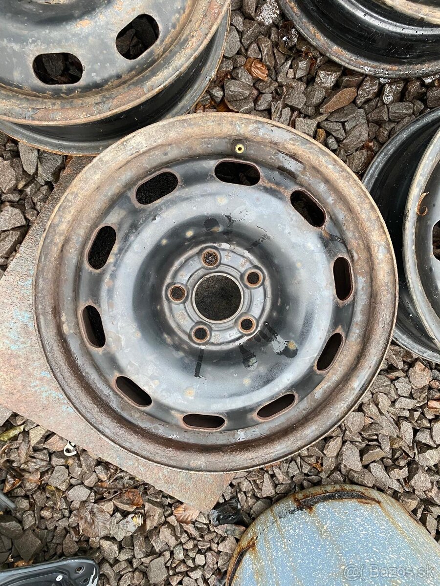 Predám 4ks plechové disky 5x100 R15 - 2