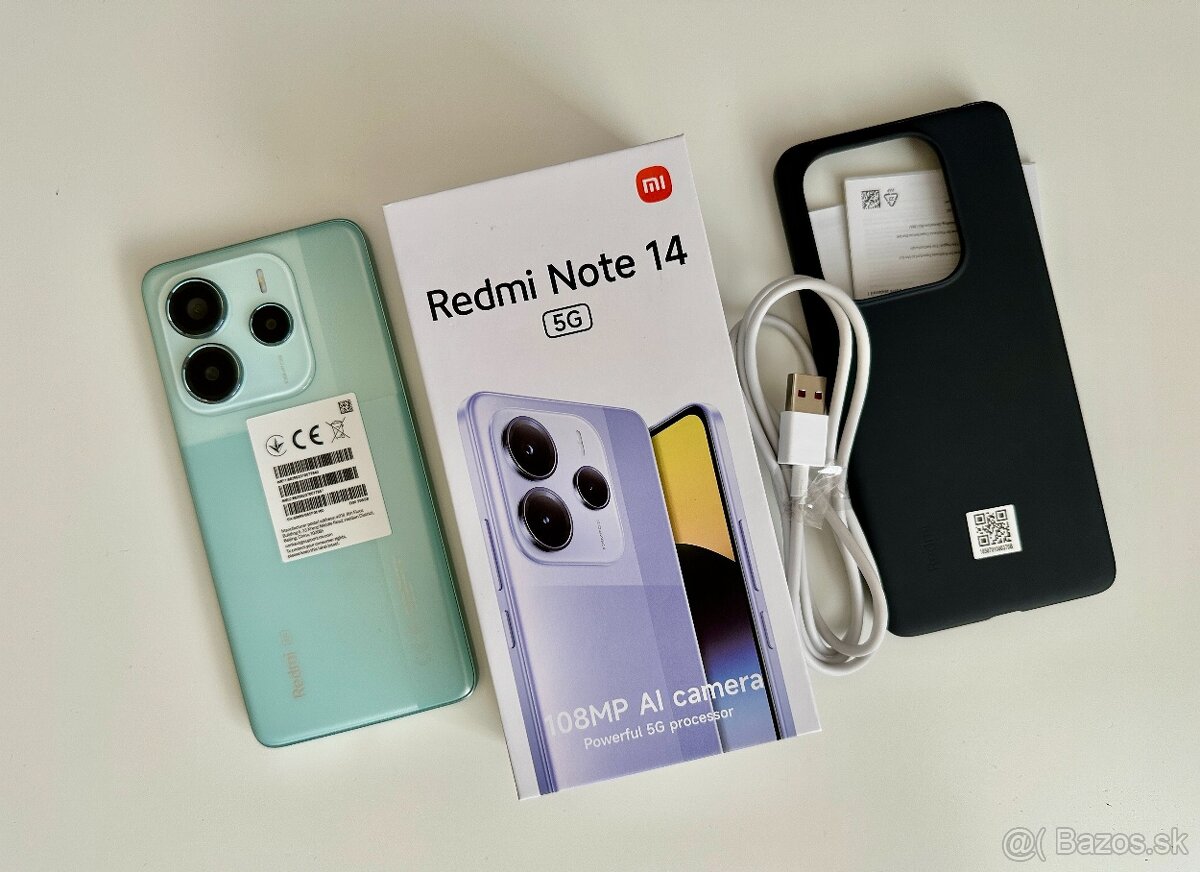 Xiaomi Redmi Note 14 5G 8GB/256GB,zeleny, TOP, ZARUKA - 2