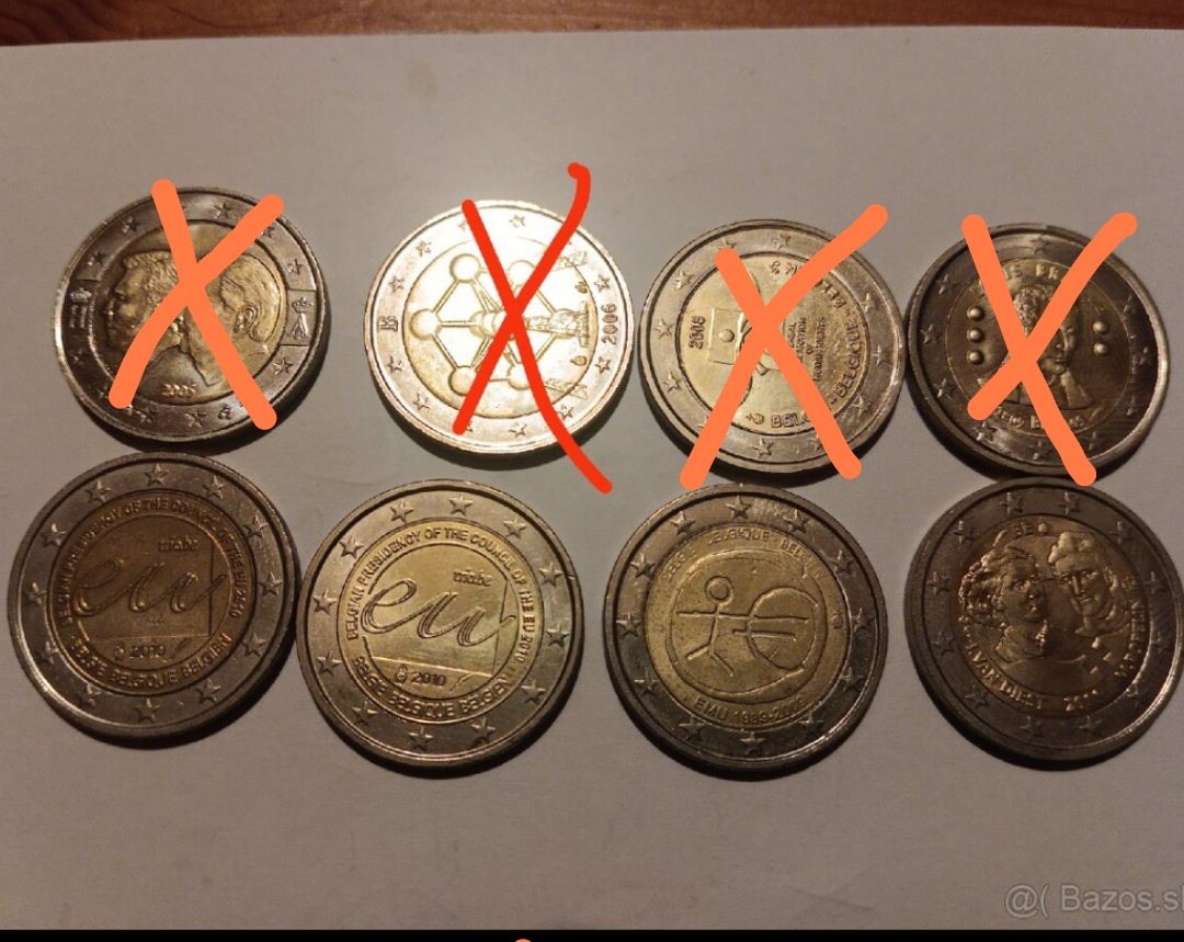 Rozpredam tieto 2€ pamatne mince. - 2