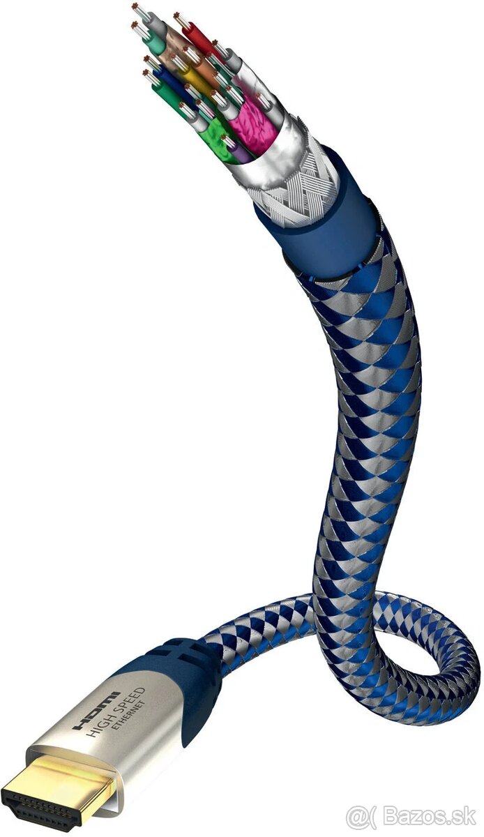 Inakustik Premium II 2 m Modrá Hi-Fi Video kábel - 2