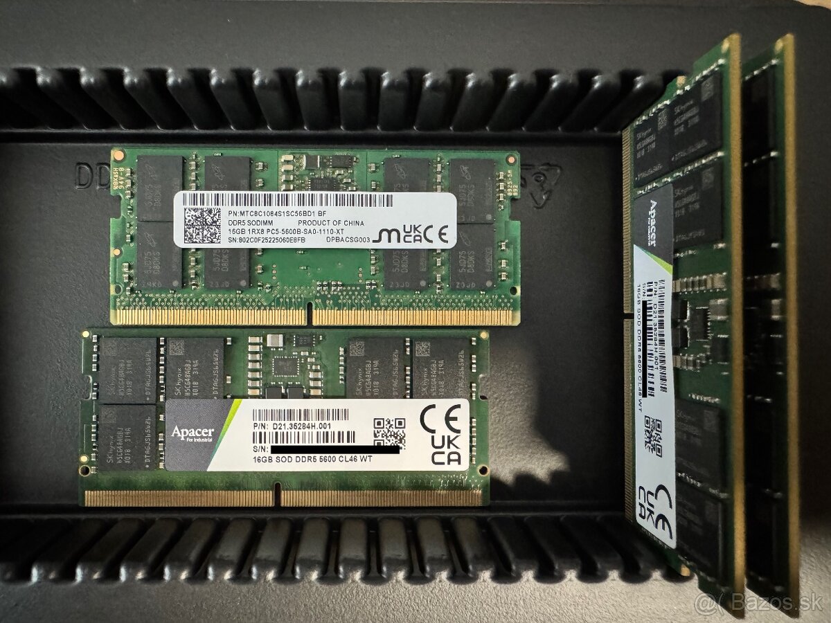 Predam 16GB DDR5 SO-DIMM 5600 MT/s RAM moduly - 2