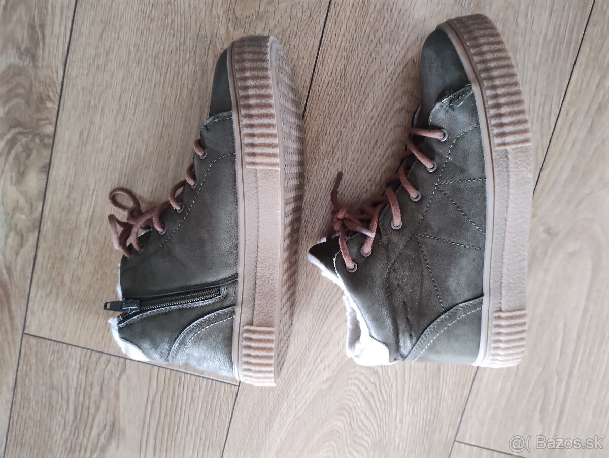 Dievčenské zimné topánky 35 - 2