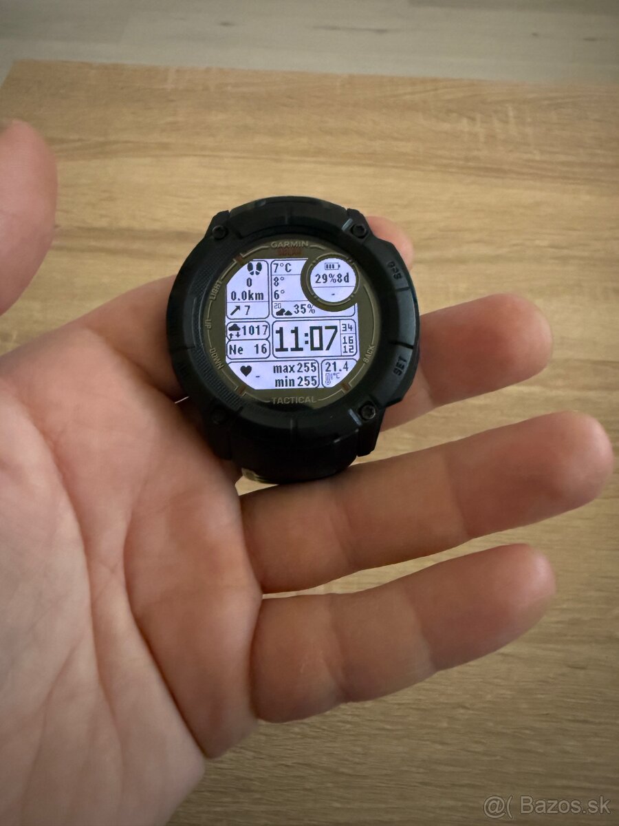 Garmin instinct 2x solar tactical edition black - 2