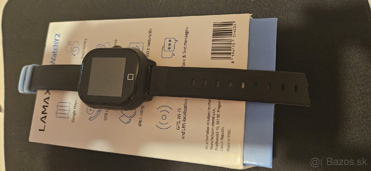 Detské hodinky Lamax Watch Y2 čierne - 2