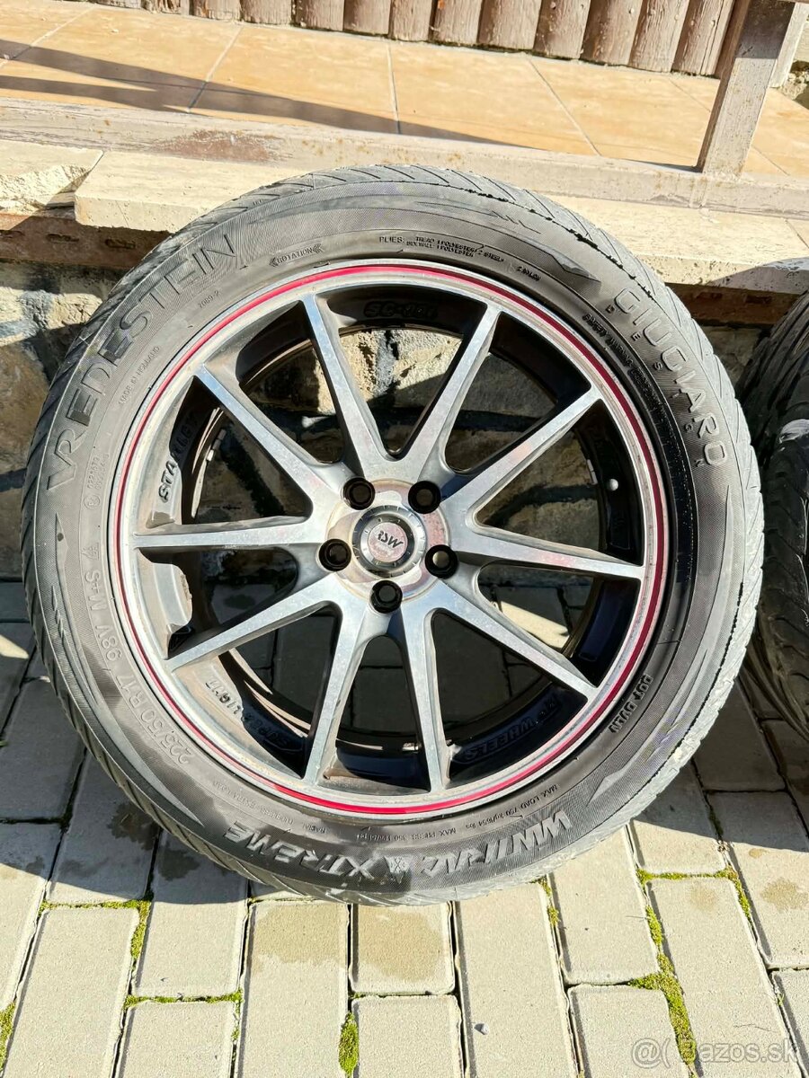 Predám elektróny 5x100 r17 z Golf IV - 2