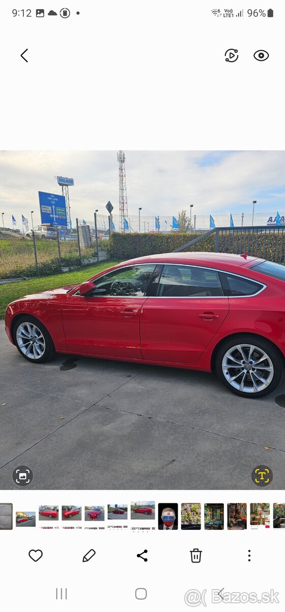 Hliníkové disky + pneu originál Audi A5 - 2