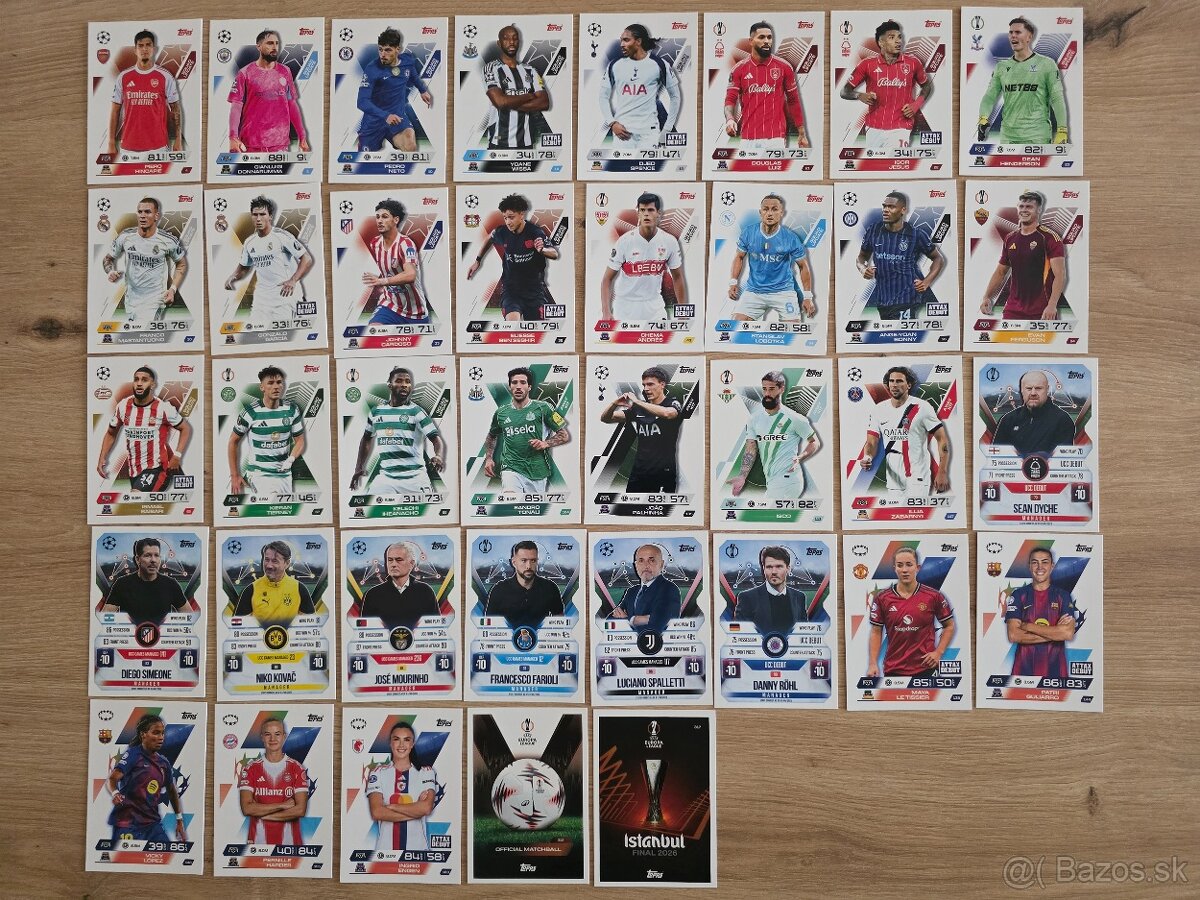 Topps Match Attack Extra 25/26 Kartičky - 2