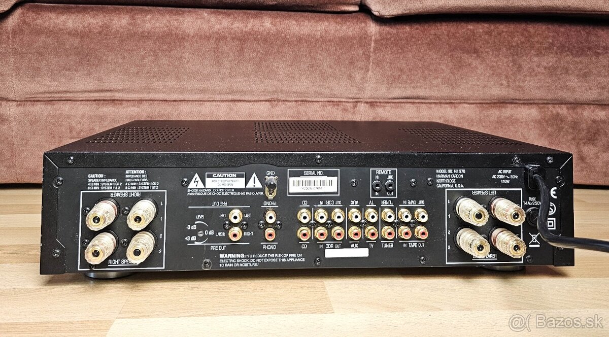 HARMANKARDON HK 970 Cierny / Phono - 2