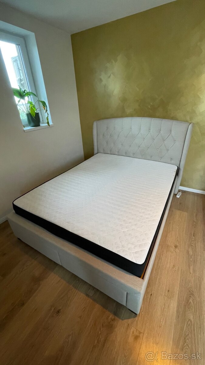 Manželská posteľ OREA (Kondela) s roštom - 2