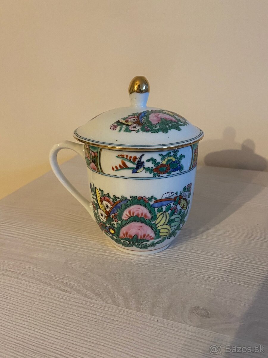 STAROŽITNÁ OZDOBNÁ ŠÁLKA NA ČAJ - 2