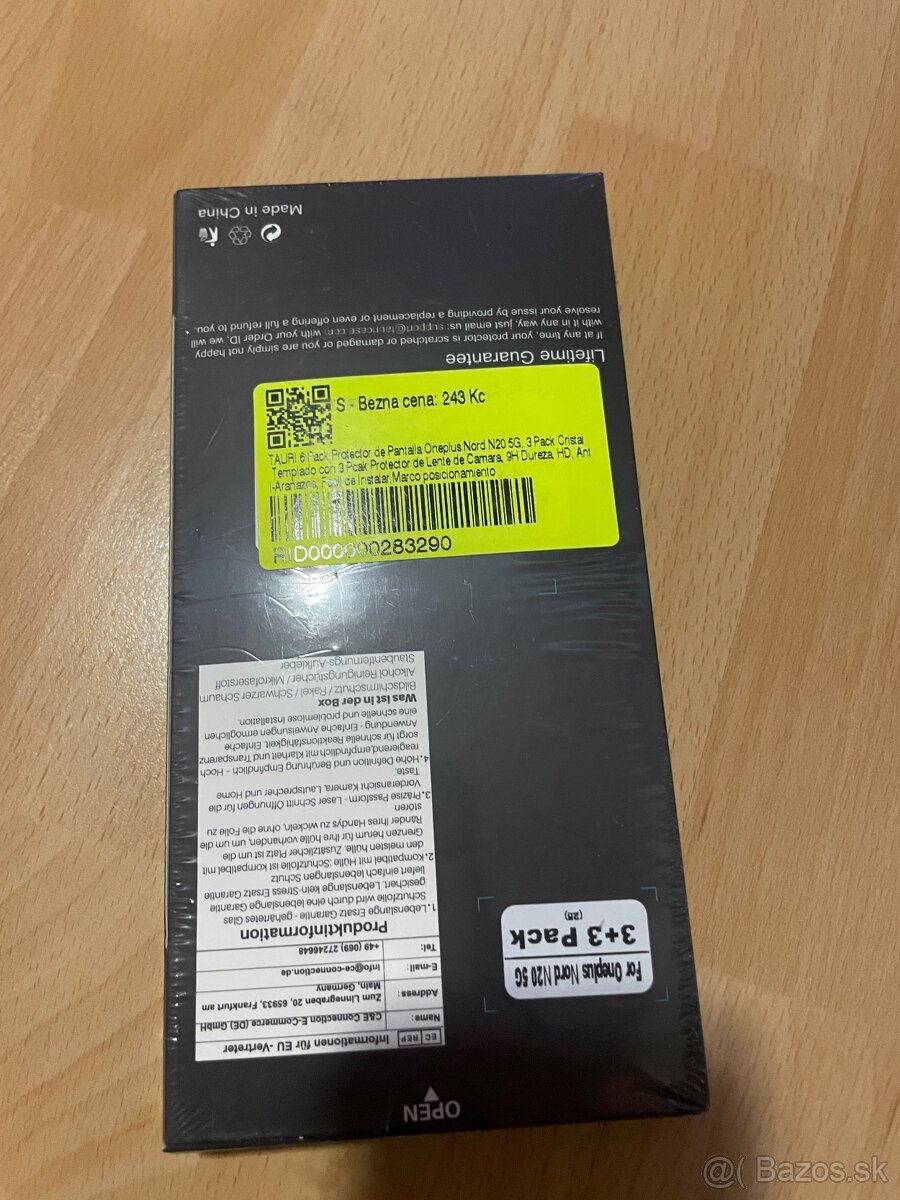 3x tvrdené sklo a 3x lens 9H na One Plus N20 5G - 2