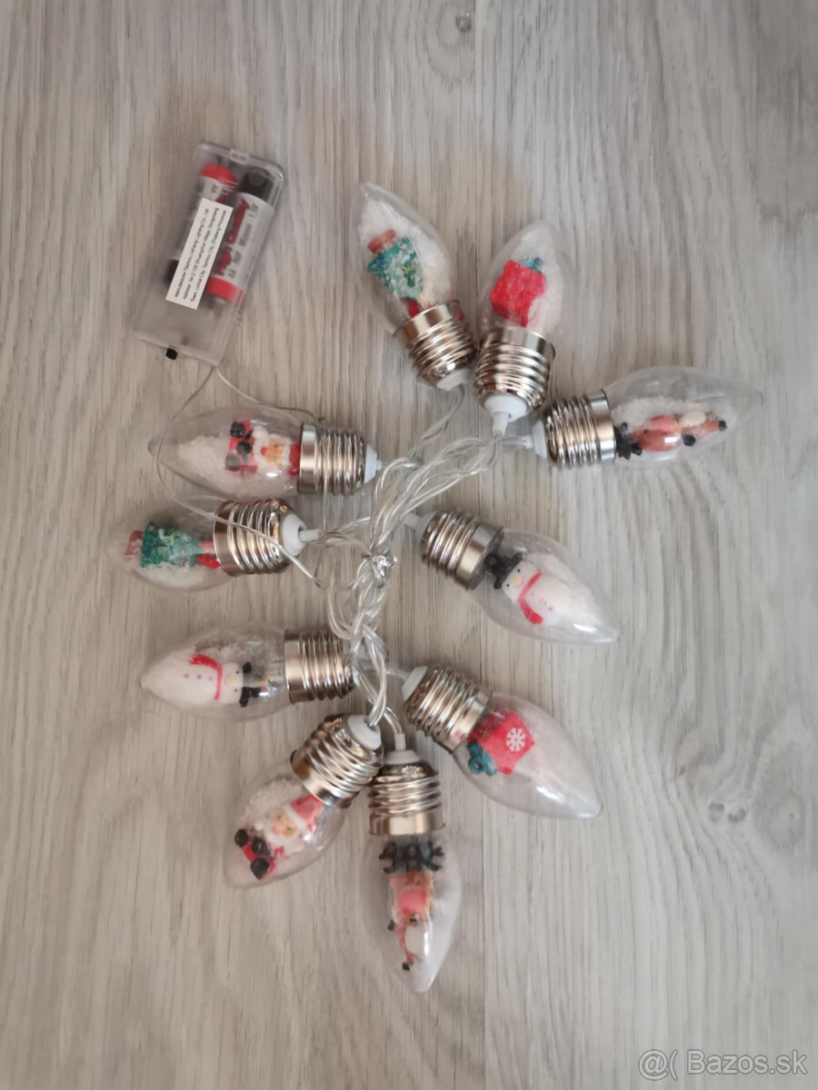 Dekoračné svetla Fantázia a muchotrávky, Vianoce. - 2