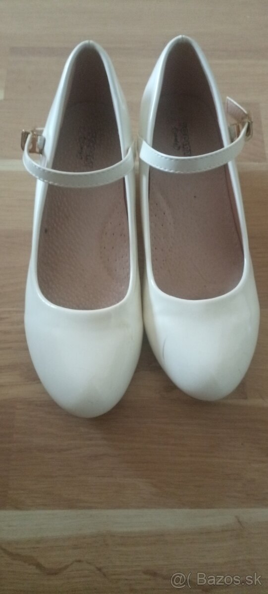 Biele topánočky pre slečnu 36 - 2
