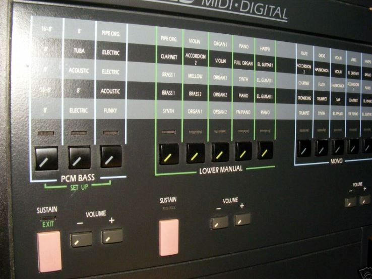 Rezervované - syntetizátor, elektrický organ FARFISA TS600. - 2