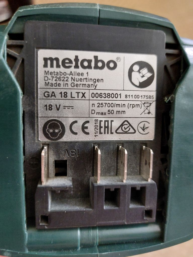 Metabo priama aku bruska GA 18 LTX - 2