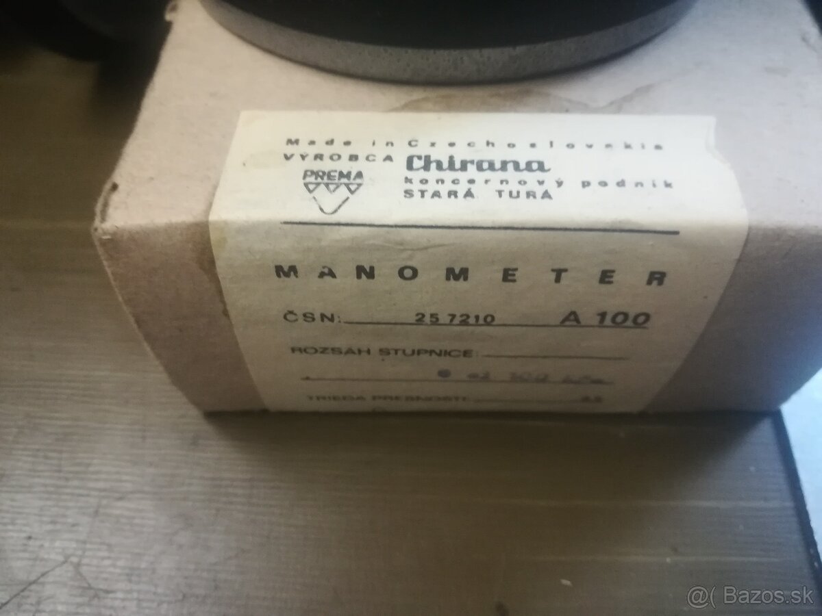 predám nové manometre - 2