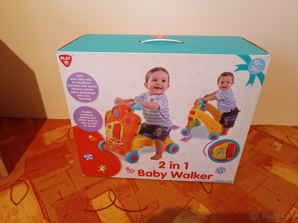 2 v 1 chodítko + odrážadlo - 2