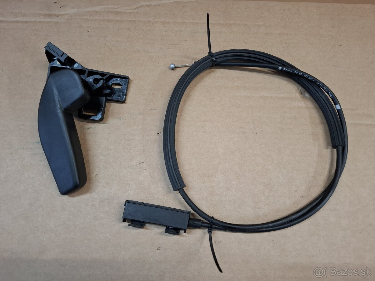 lanko + páčka prednej kapoty Octavia 3 - 2